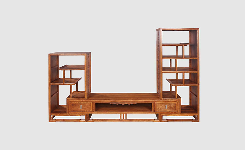 广南中式装饰厅柜组合家具效果图